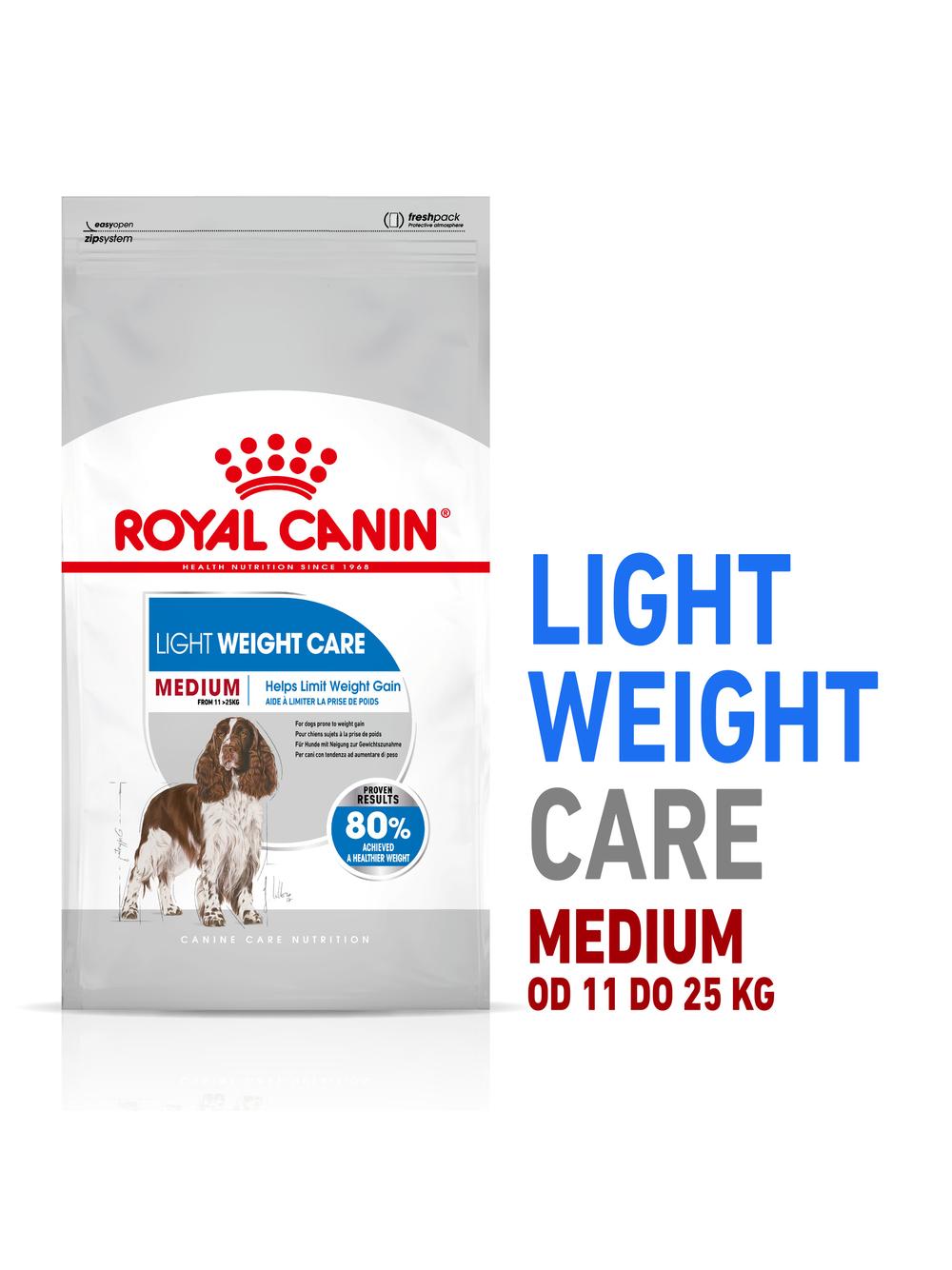 ROYAL CANIN CCN Medium Light Weight Care 12kg karma sucha dla psów dorosłych, ras średnich z tendencją do nadwagi