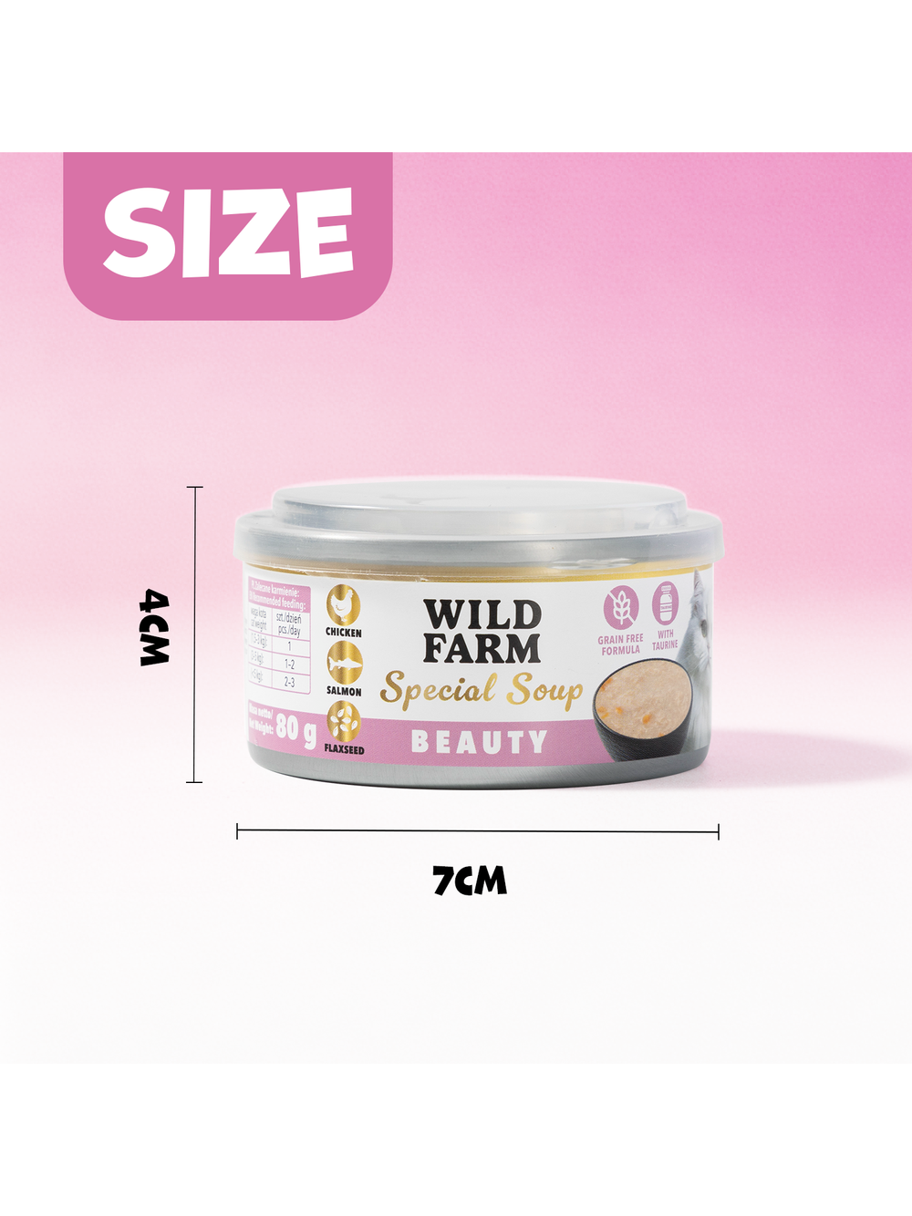 WILD FARM Special Soup 6x80g Beauty – aromatyczna zupka - wsparcie prawidłowego nawodnienia