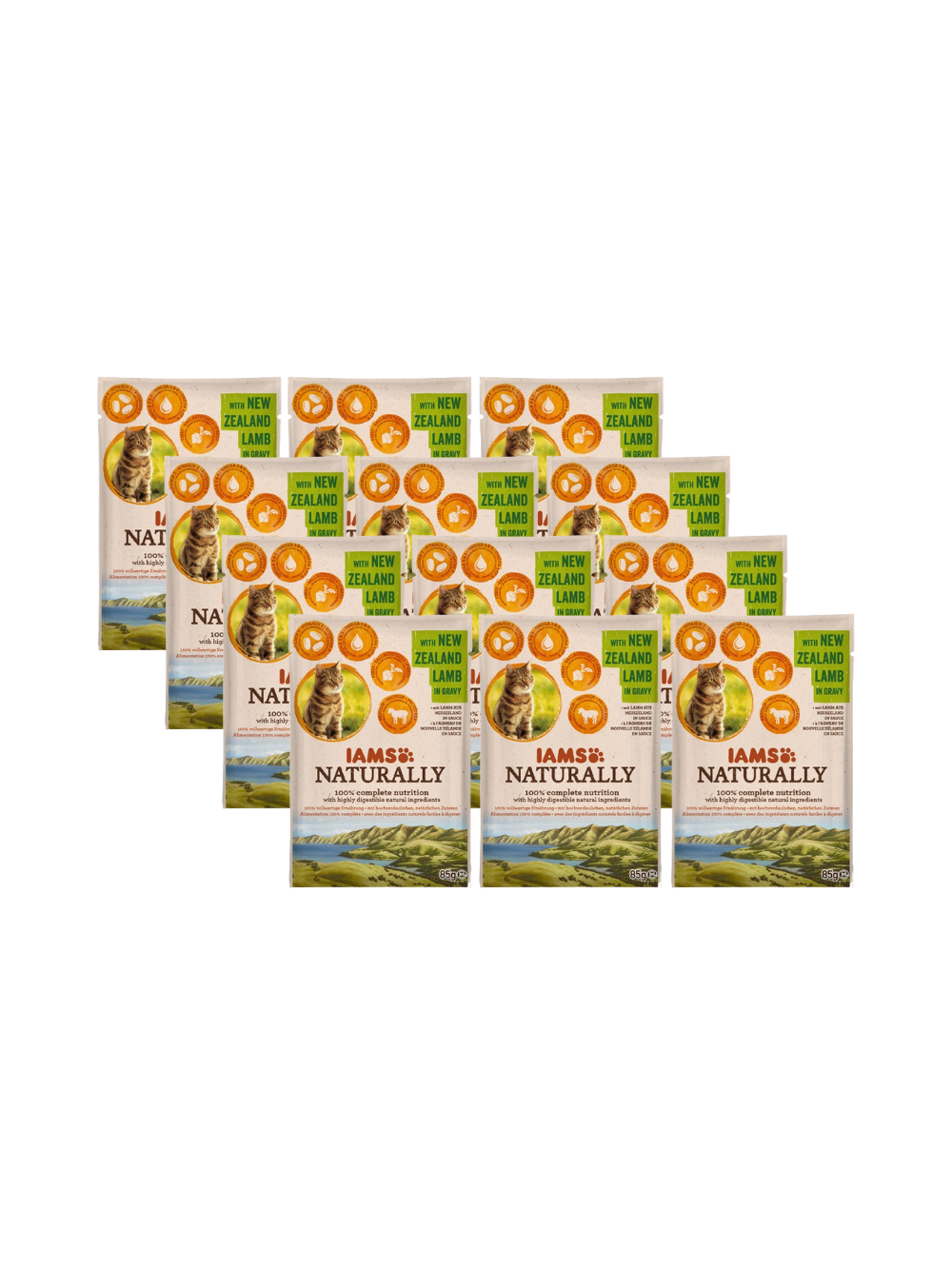 IAMS - Naturally z Jagnięciną nowozelandzką w sosie 12x85g