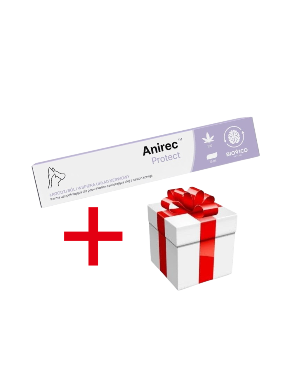 BIOVICO Anirec Protect 15ml pasta CBD olej konopny dla psa i kota 15ml +  NIESPODZIANKA DLA PSA GRATIS!!