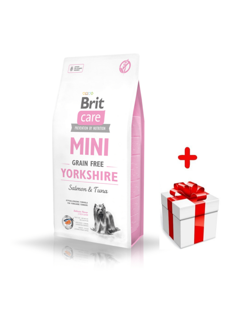BRIT CARE Mini Grain-Free Yorkshire 400g + niespodzianka dla psa GRATIS!