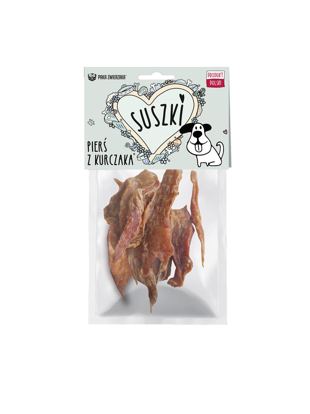 Paka Zwierzaka Suszki Pierś z kurczaka 100g