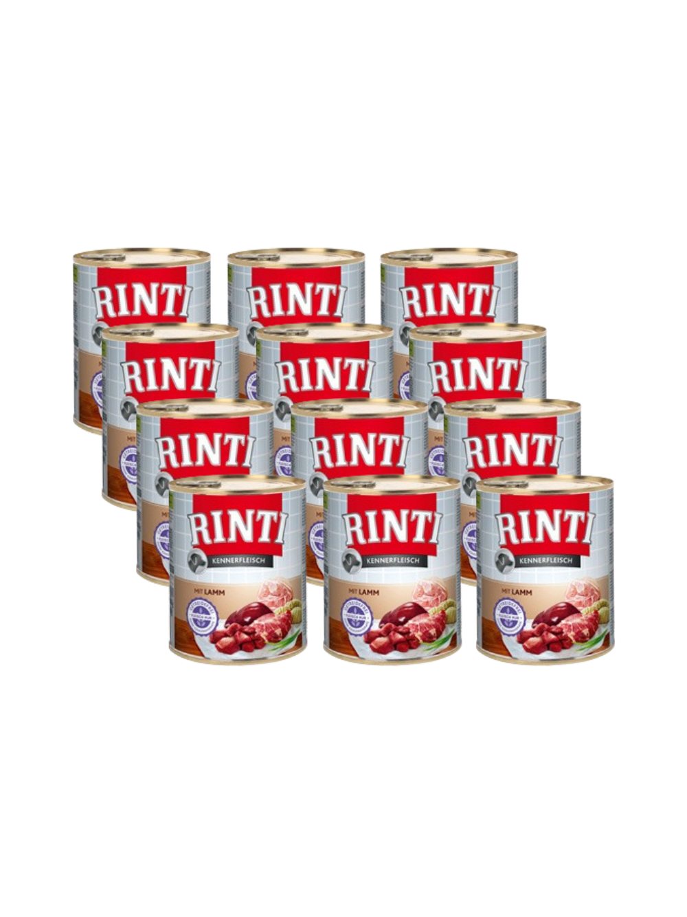 Rinti Kennerfleisch karma mokra dla psa - jagnięcina 12x800g
