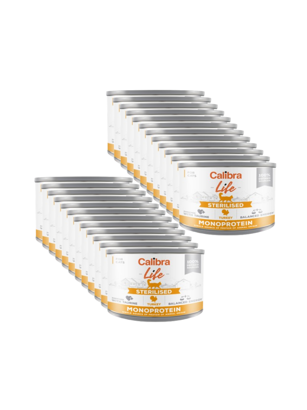 CALIBRA Cat Life Sterilised Turkey 24x200g