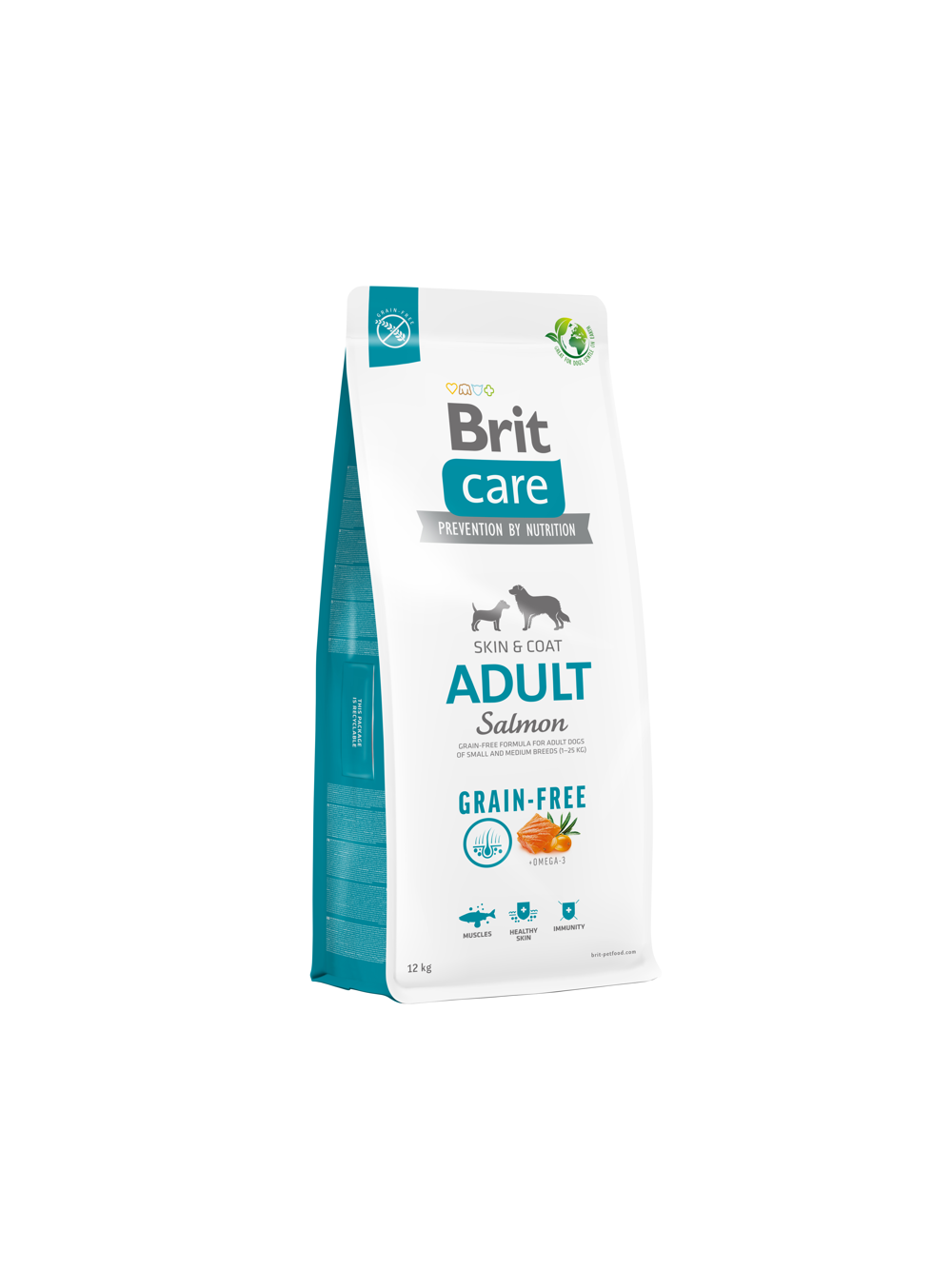 BRIT CARE Grain-free Adult Salmon 12kg/ Opakowanie Uszkodzone (9475,9461,9446,9532,9598,9548)!!!