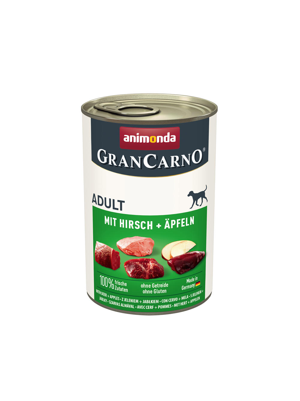 ANIMONDA GranCarno Adult Dog smak: Jeleń i jabłko 18x400g