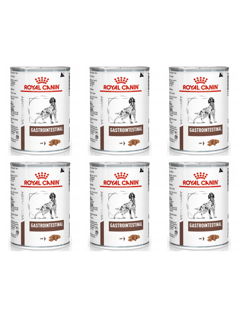ROYAL CANIN Gastro Intestinal GI25 6x400g puszka PIES
