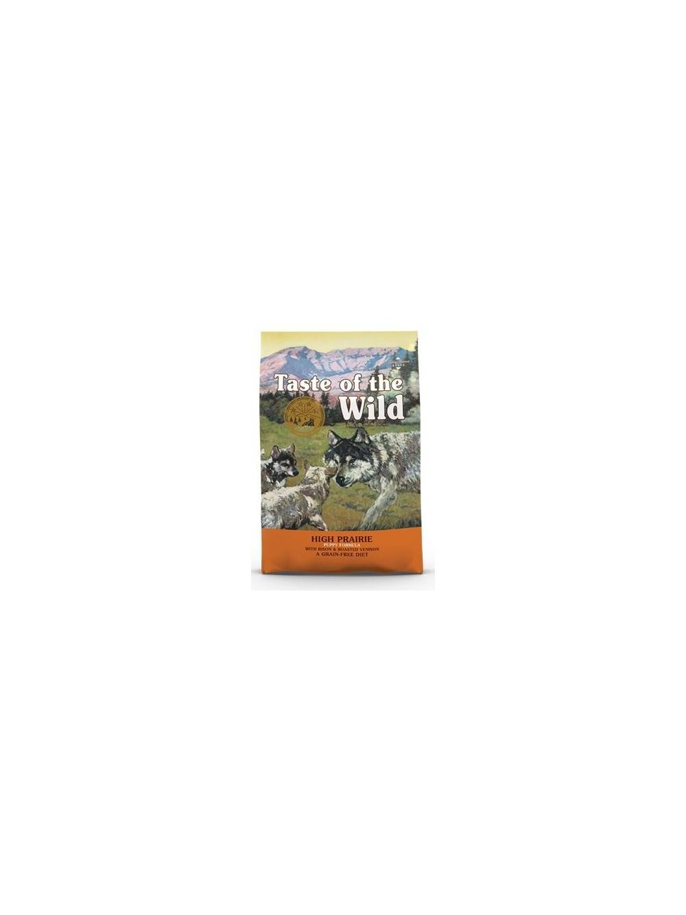 TASTE OF THE WILD High Prairie Puppy 12,2kg + niespodzianka dla psa GRATIS!