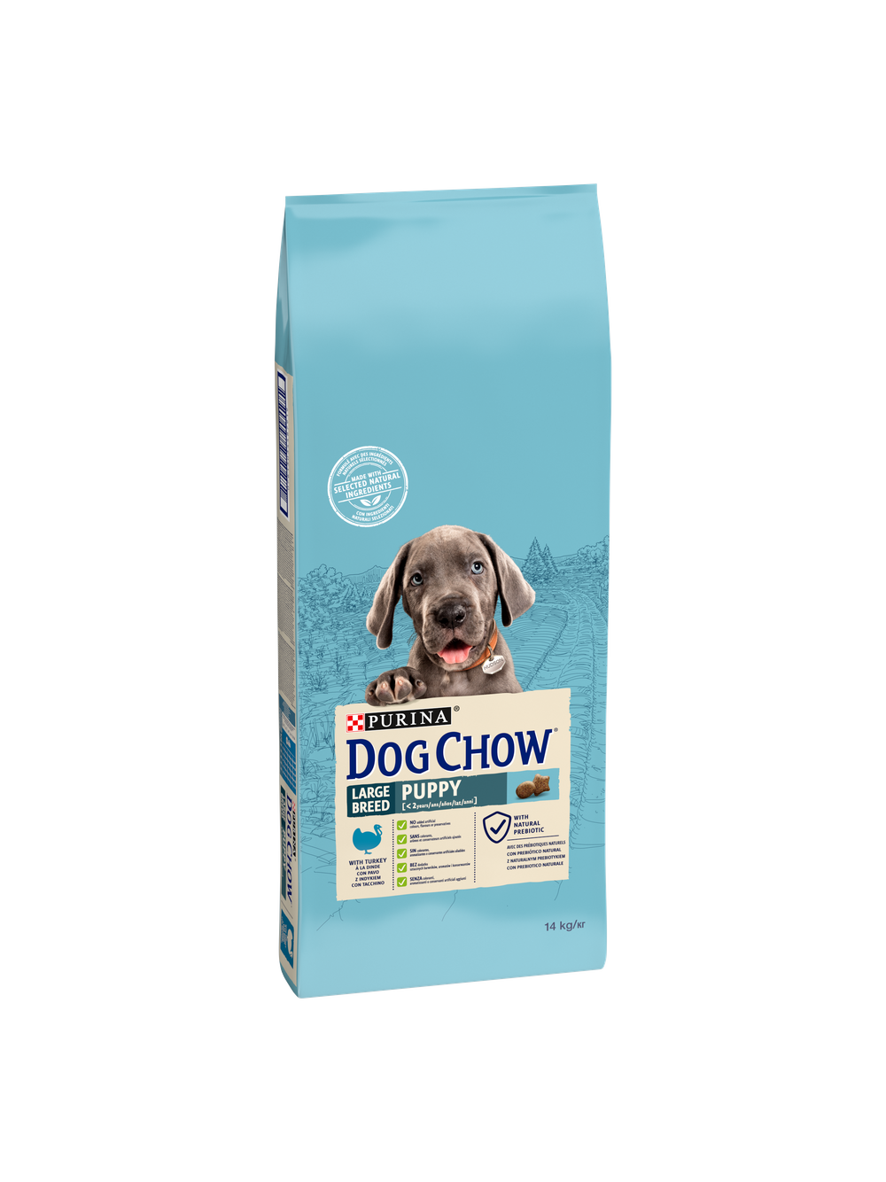 PURINA Dog Chow Puppy Large Breed Turkey 14kg