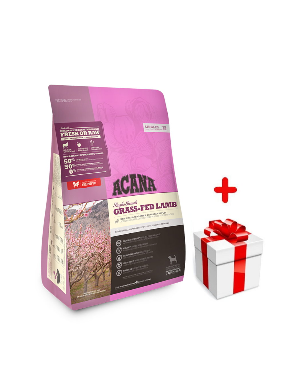ACANA SINGLES Grass-Fed Lamb 2kg + niespodzianka dla psa GRATIS!