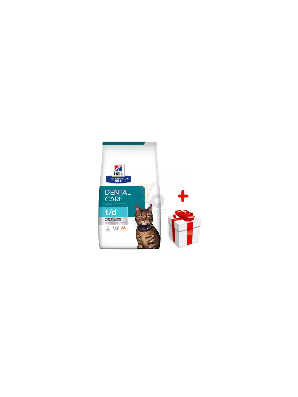 HILL'S PD Prescription Diet Feline t/d 1,5kg + niespodzianka dla kota GRATIS!