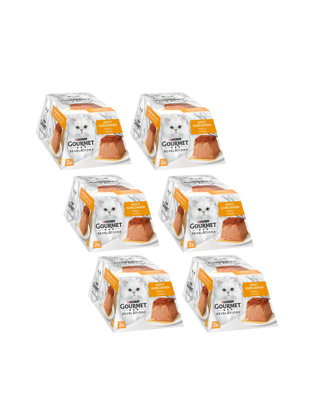 GOURMET Revelations Mus z Kurczakiem w kaskadzie sosu 12x57g (6x2x57g)