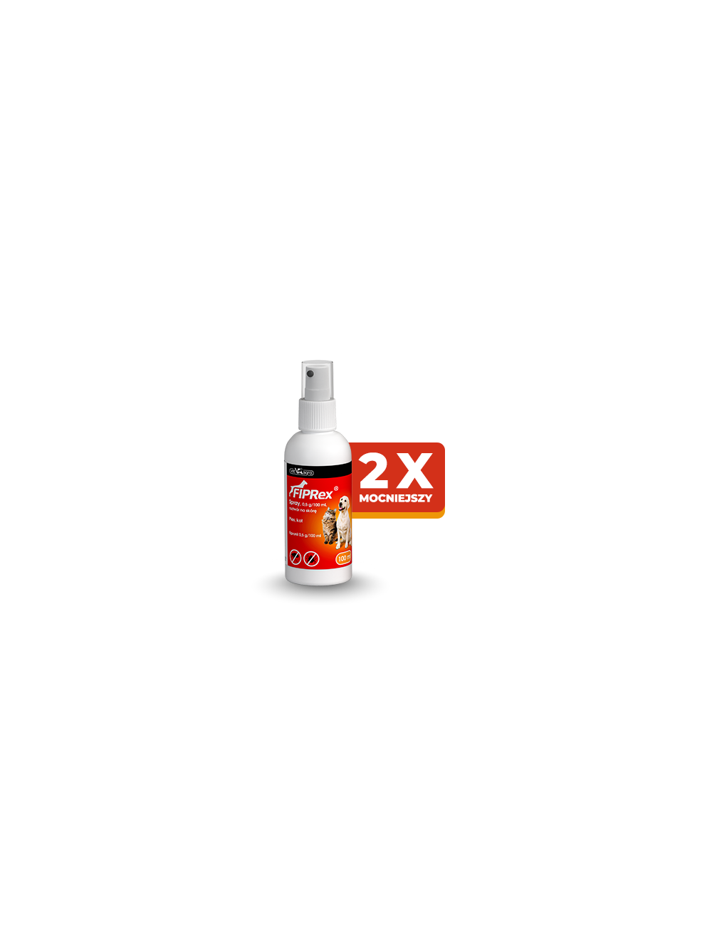 Fiprex Spray, 0,5 g/100 ml, roztwór na skórę dla psów i kotów