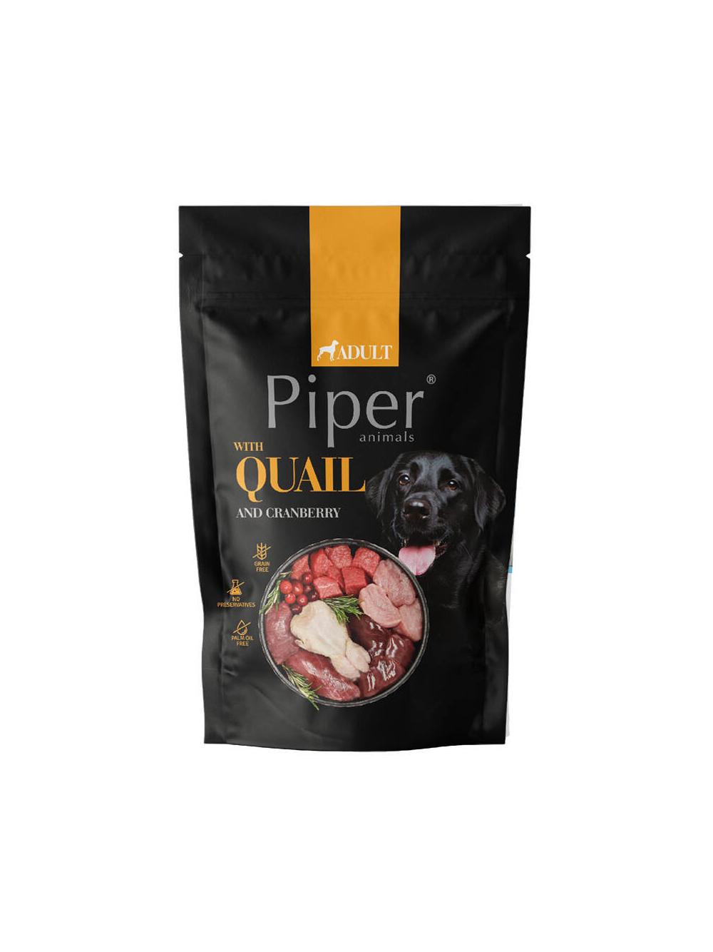 DOLINA NOTECI Piper dla psa z przepiórką i żurawiną 500g