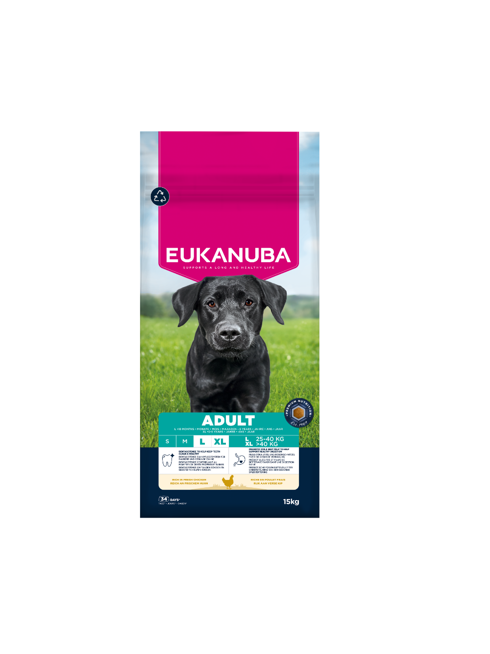 EUKANUBA Adult Large Breed Chicken 15kg