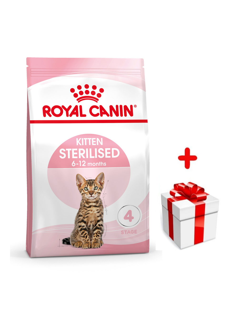 ROYAL CANIN  Kitten Sterilised 400g karma sucha dla kociąt od 6 do 12 miesiąca życia, sterylizowanych + niespodzianka dla kota GRATIS!