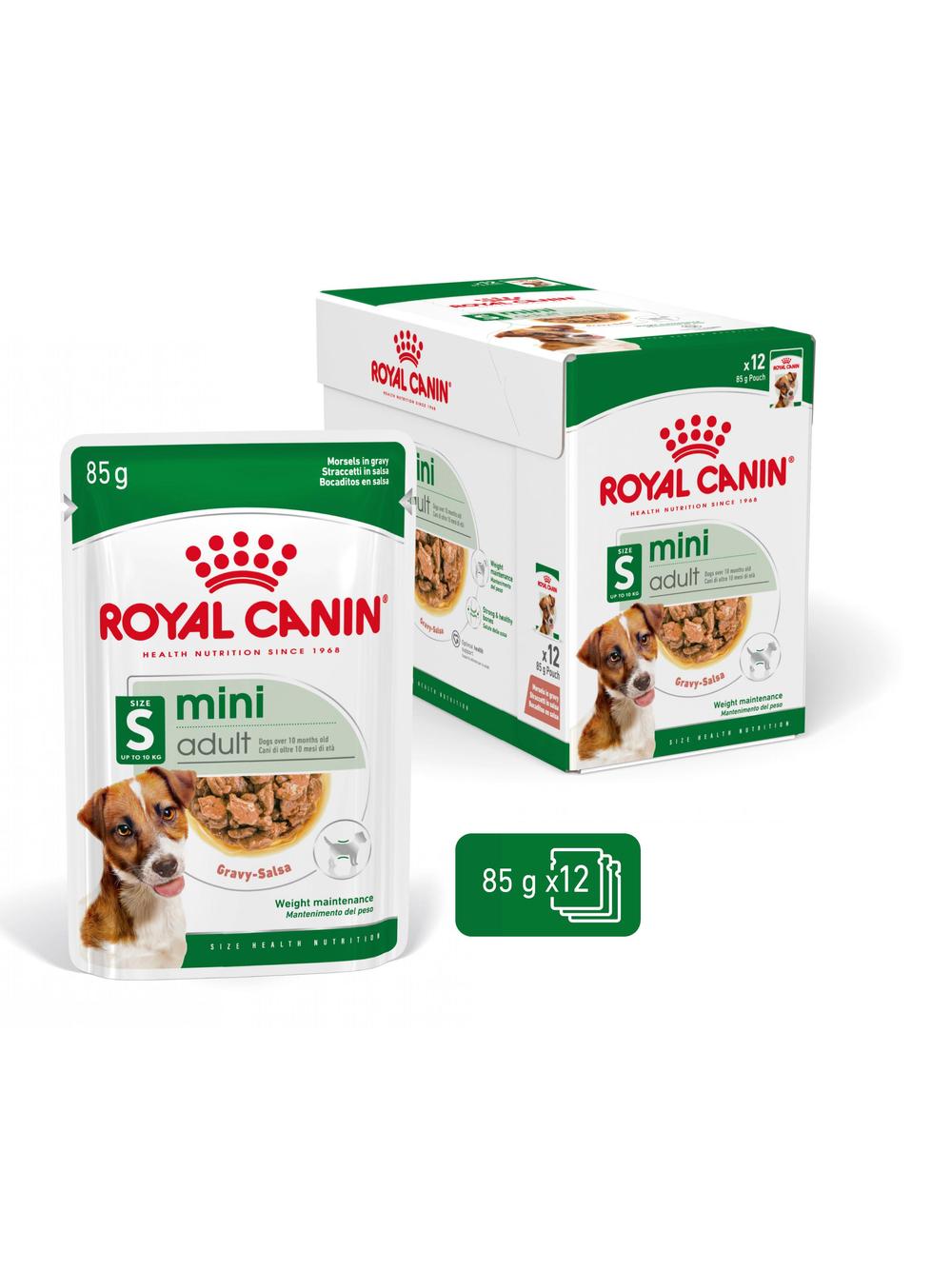 ROYAL CANIN Mini Adult 12x85g karma mokra w sosie dla psów dorosłych, ras małych