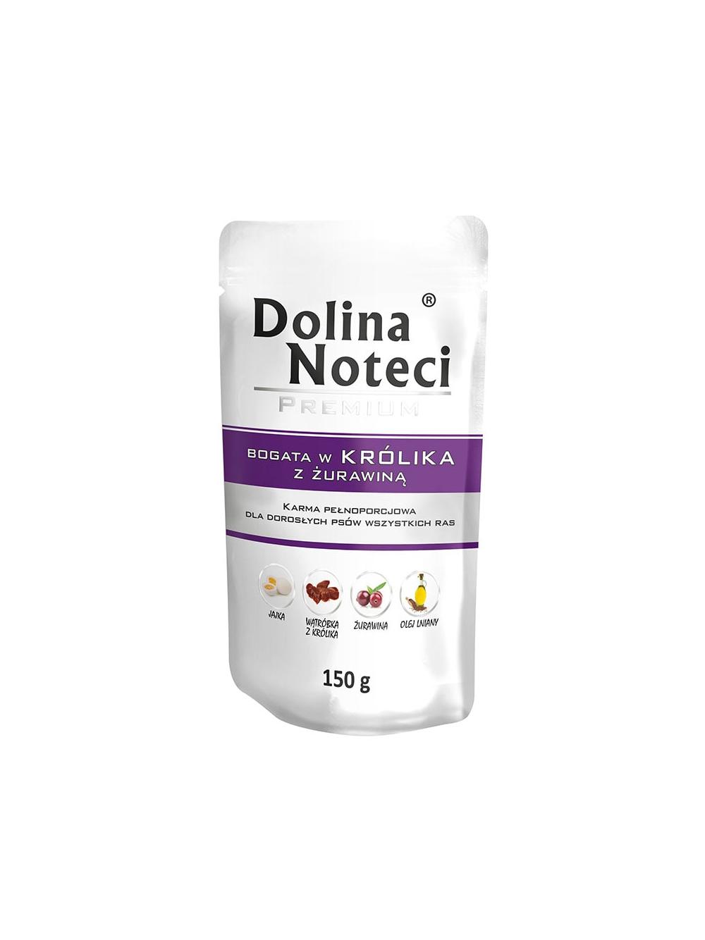 Dolina Noteci Premium Królik z żurawiną 10x150g