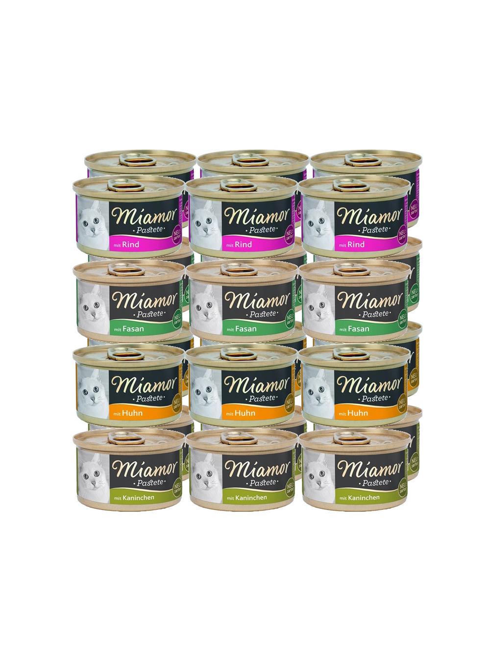 Miamor Pastete Mix smaków 24x85g puszka