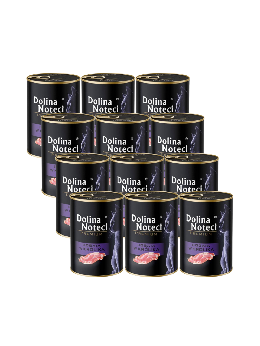 Dolina Noteci Premium dla kota bogata w królika 12x400g