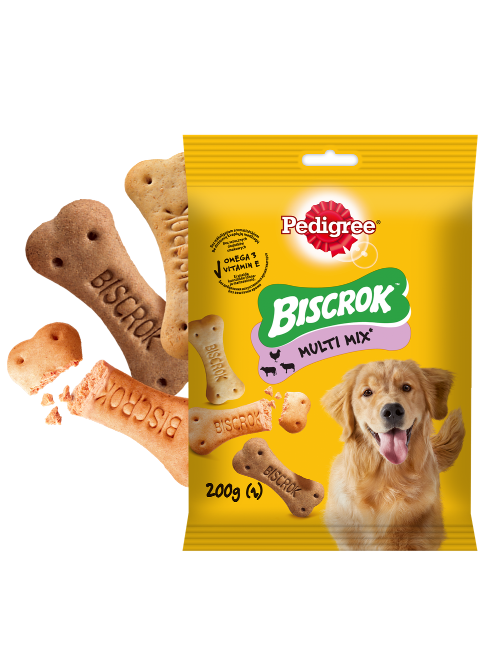 PEDIGREE Biscrok 200g - ciasteczka dla psów w kształcie kostek