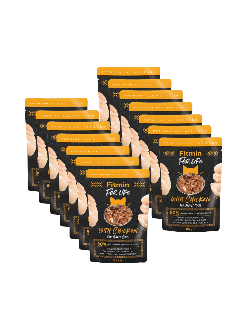 Fitmin Cat For Life Adult Chicken 14x85g