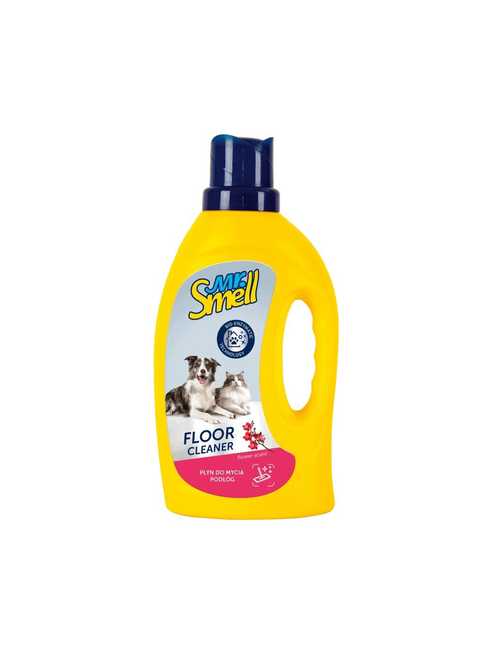 MR SMELL Bioenzymatyczny płyn do mycia podłóg o zapachu kwiatowym - 1l