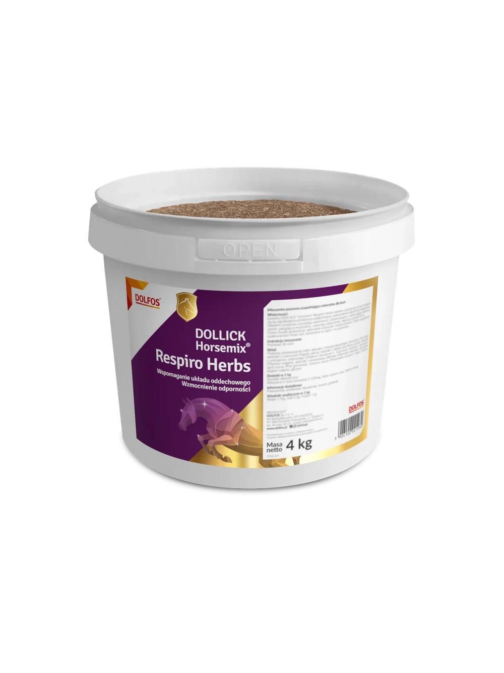 DOLFOS  Horsemix  Respiro Herbs 4kg