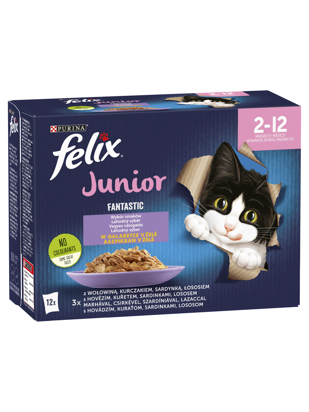 FELIX Fantastic Junior w galaretce 12x85g
