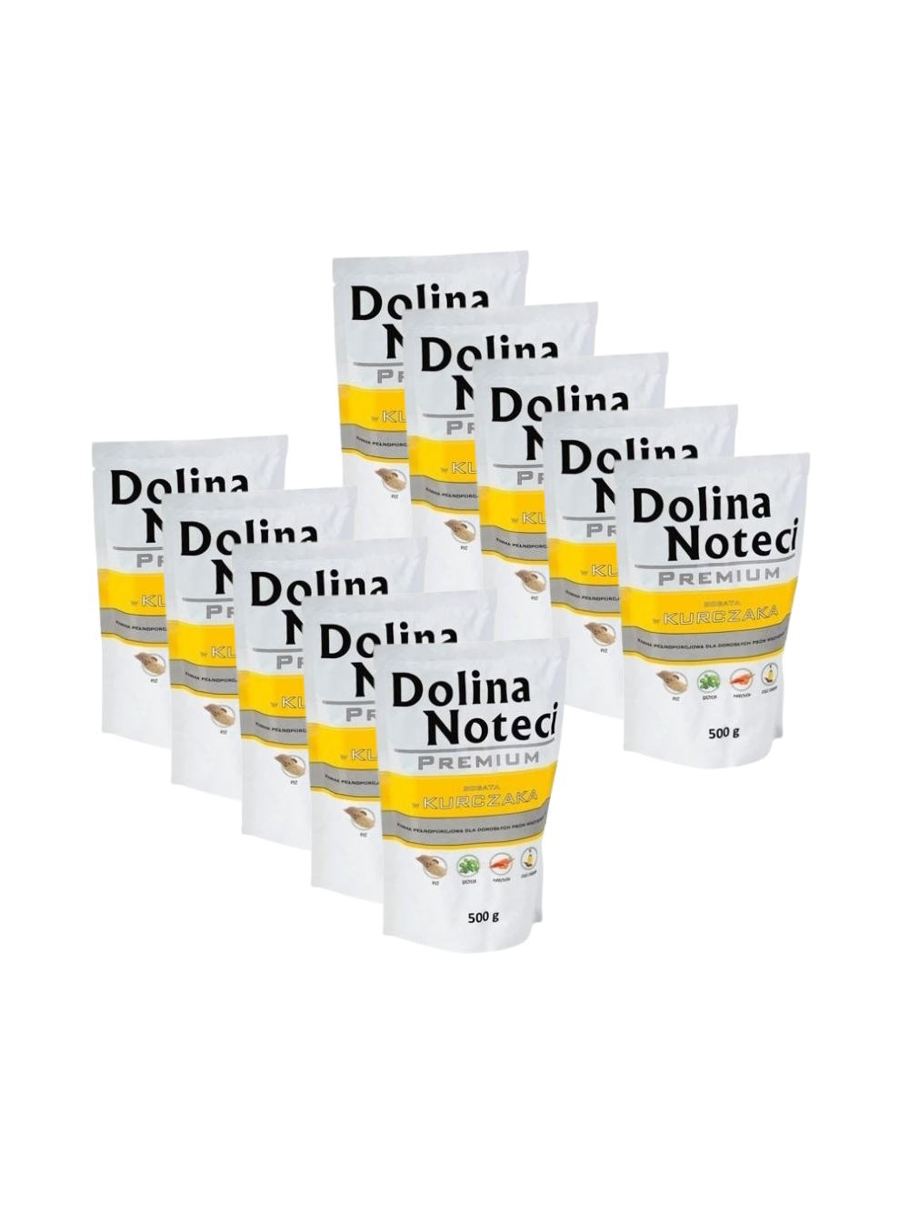Dolina Noteci PREMIUM bogata w kurczaka 10 x 500g