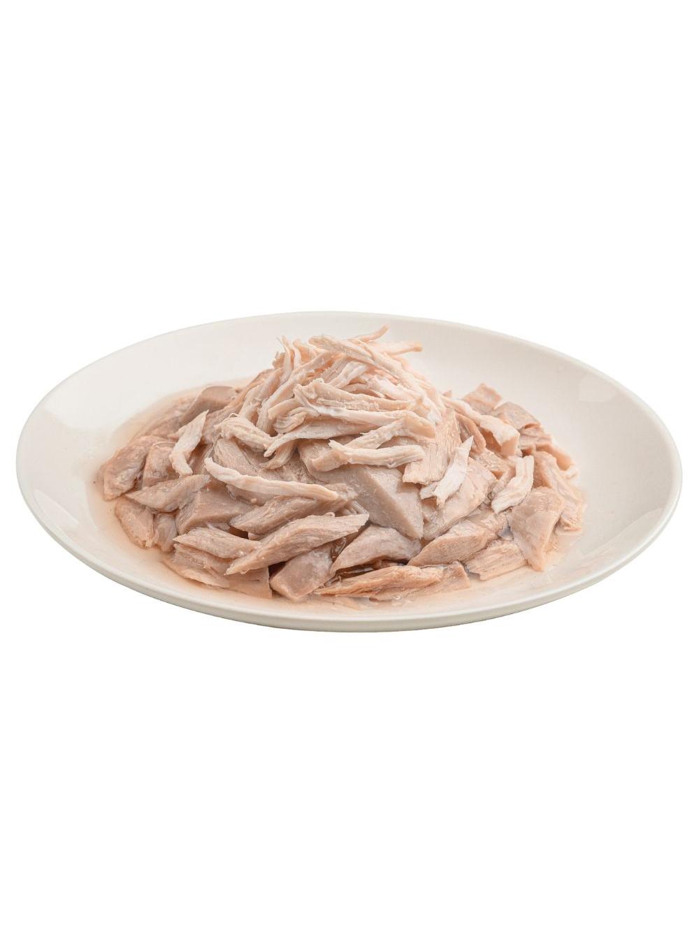 MOOCHIE Tuna & Chicken In Jelly 12x70g mokra karma dla kota (Kurczak w galaretce)