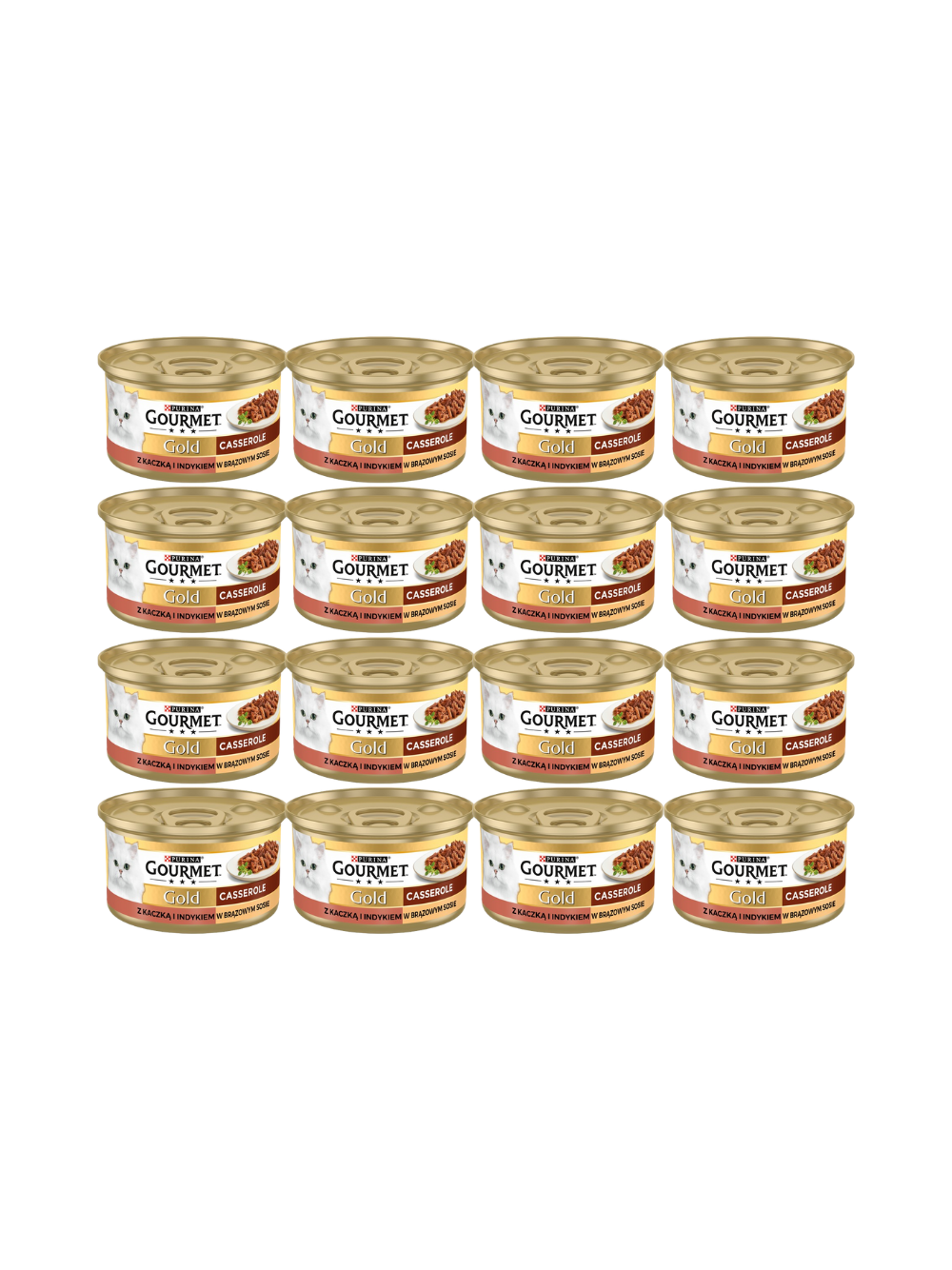 Purina Gourmet Gold kaczka/indyk w sosie 48x85g