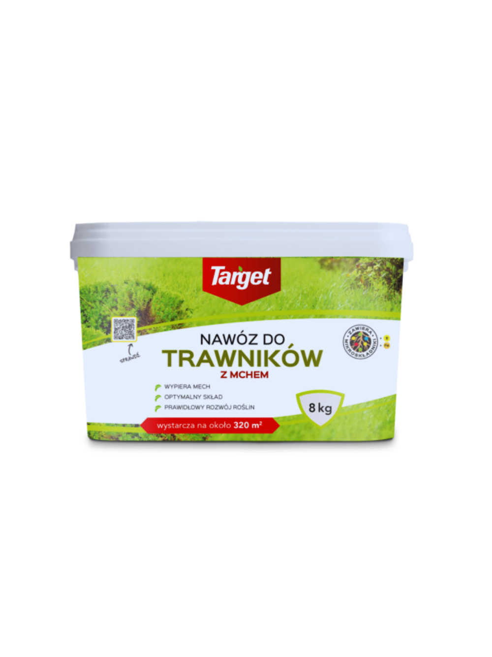 Nawóz granulowany do trawników z mchem 8kg