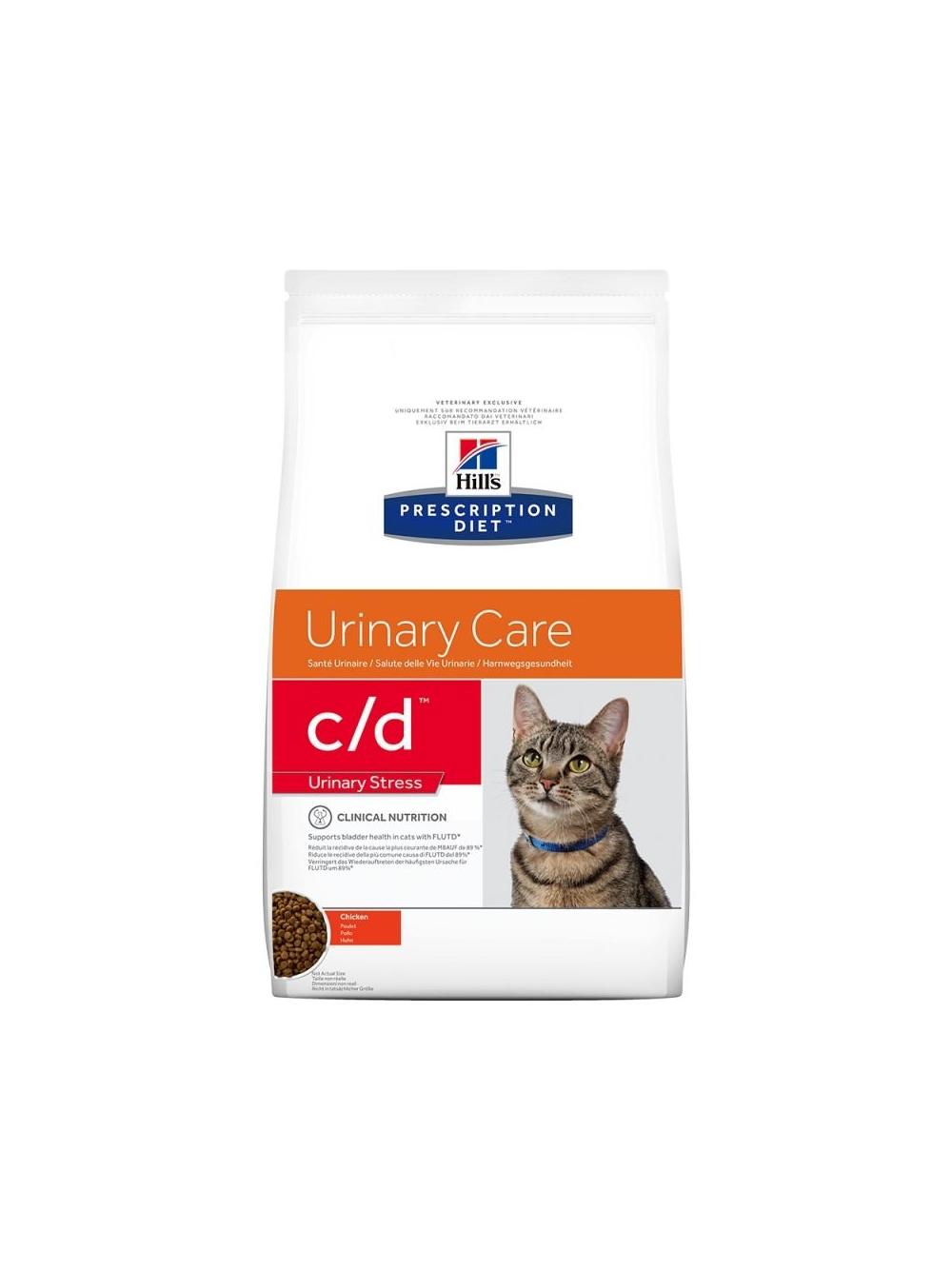 HILL'S PD Prescription Diet Feline c/d Kurczak Urinary Stress 3kg/ opakowanie uszkodzone (6818)!!!