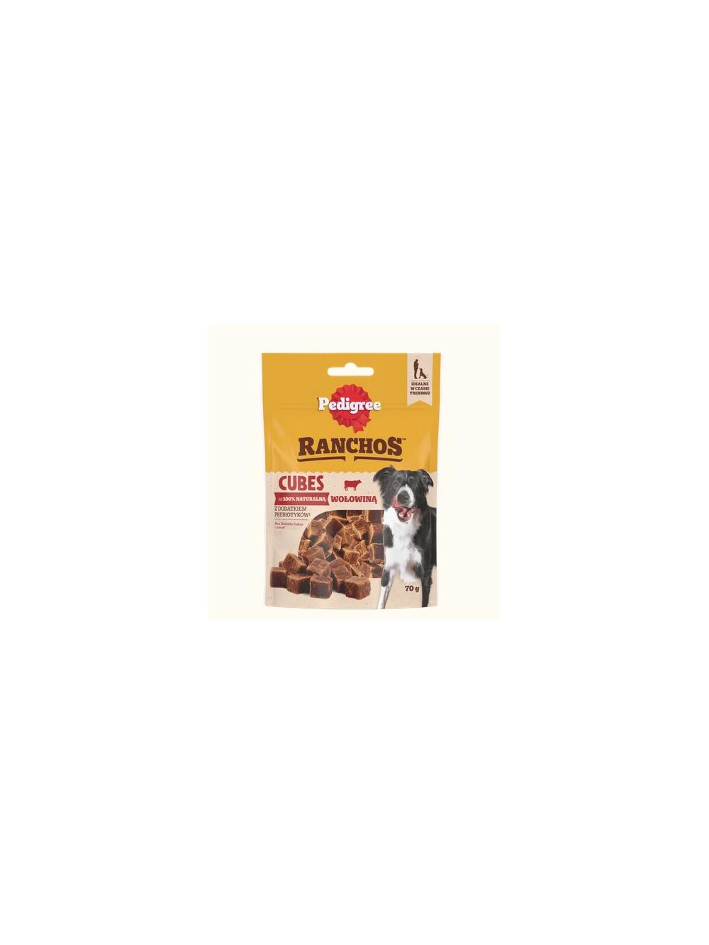 PEDIGREE® Ranchos™ Cubes z wołowiną 70g
