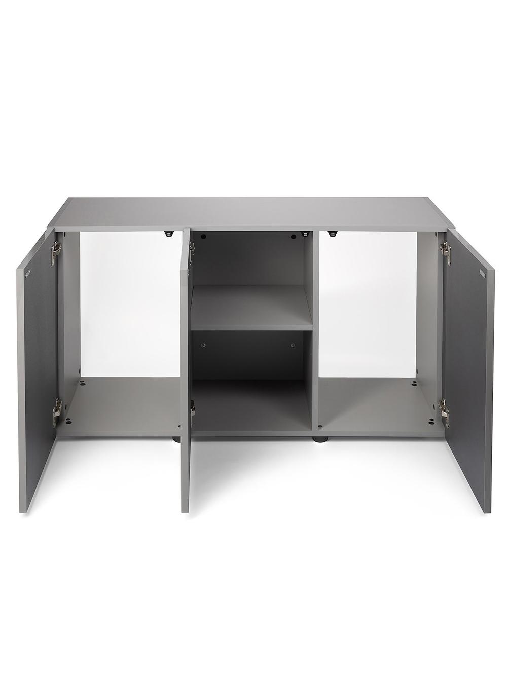 AQUAEL ZESTAW GLOSSY ST 150 D&N SZARY + SZAFKA
