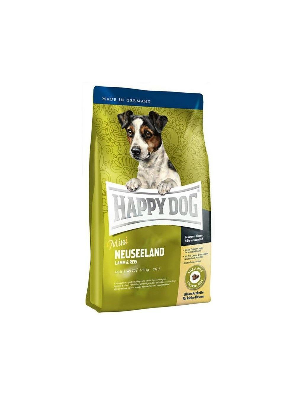 Happy Dog Mini New Zeland 4 kg + niespodzianka dla  psa GRATIS!