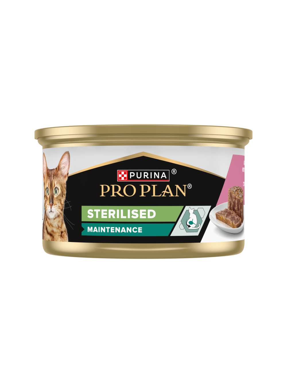 PRO PLAN Sterilised Wilgotny pasztet z łososiem i tuńczykiem Mokra karma dla kota 12x85g