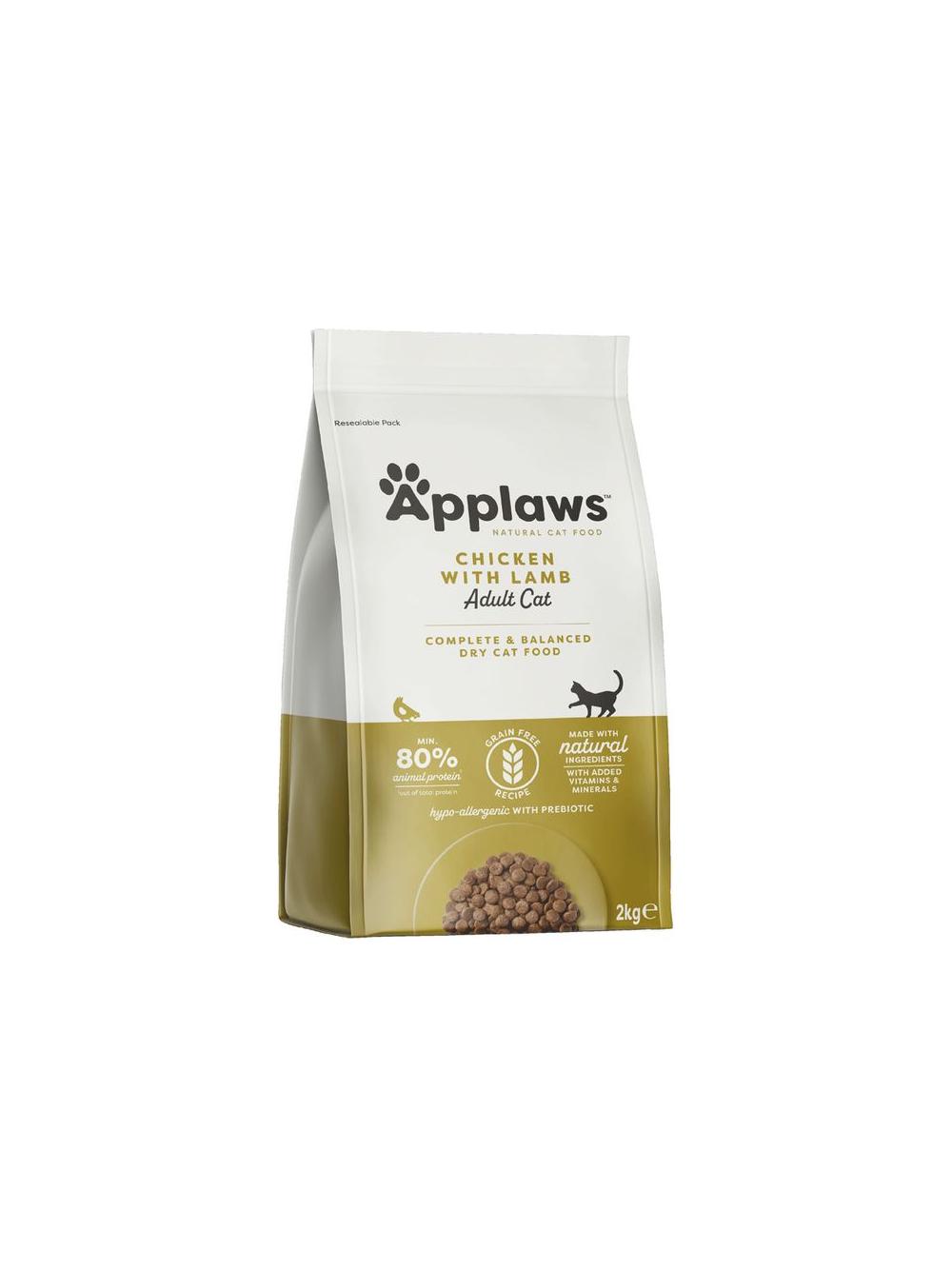 Applaws Adult Chicken with Extra Lamb Sucha Karma dla kota 2kg