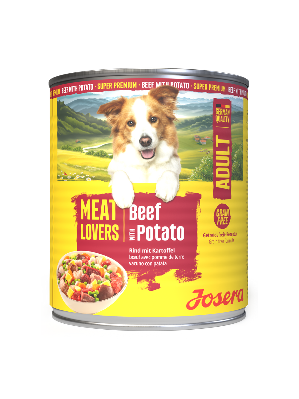 JOSERA Meatlovers Menu Wołowina z ziemniakami 6x800g