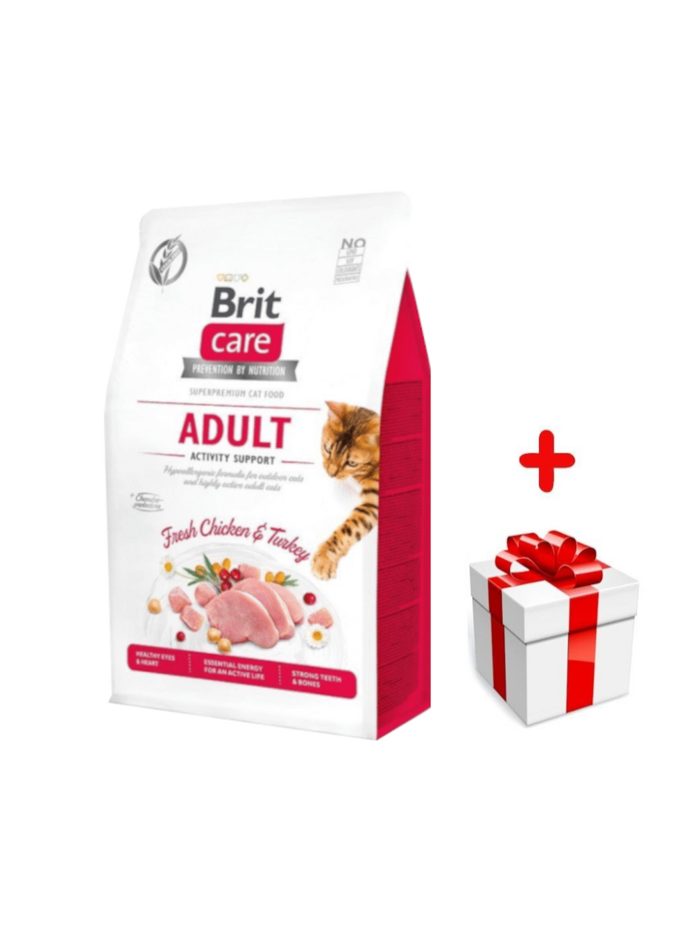 BRIT Care Cat  Grain-Free Activity Support 7kg + niespodzianka dla kota GRATIS!