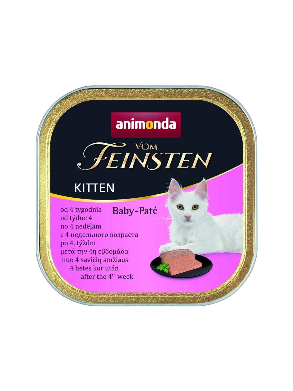 ANIMONDA Cat Vom Feinsten Baby Pate 6 x 100g