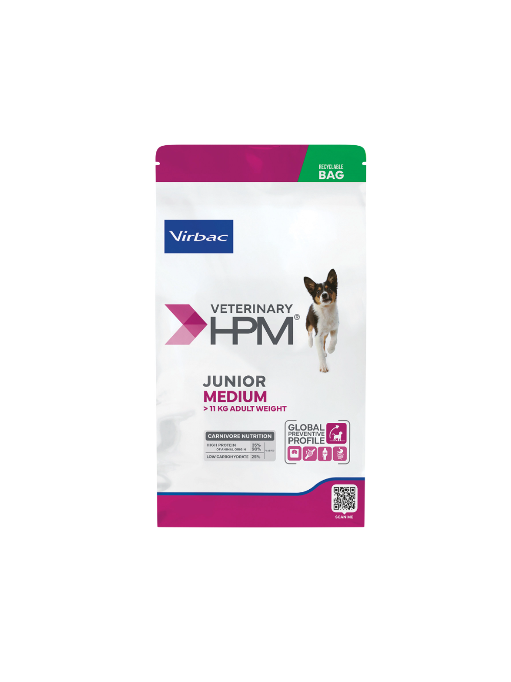 VIRBAC Junior Medium Dog 12kg karma sucha dla młodych psów ras średnich