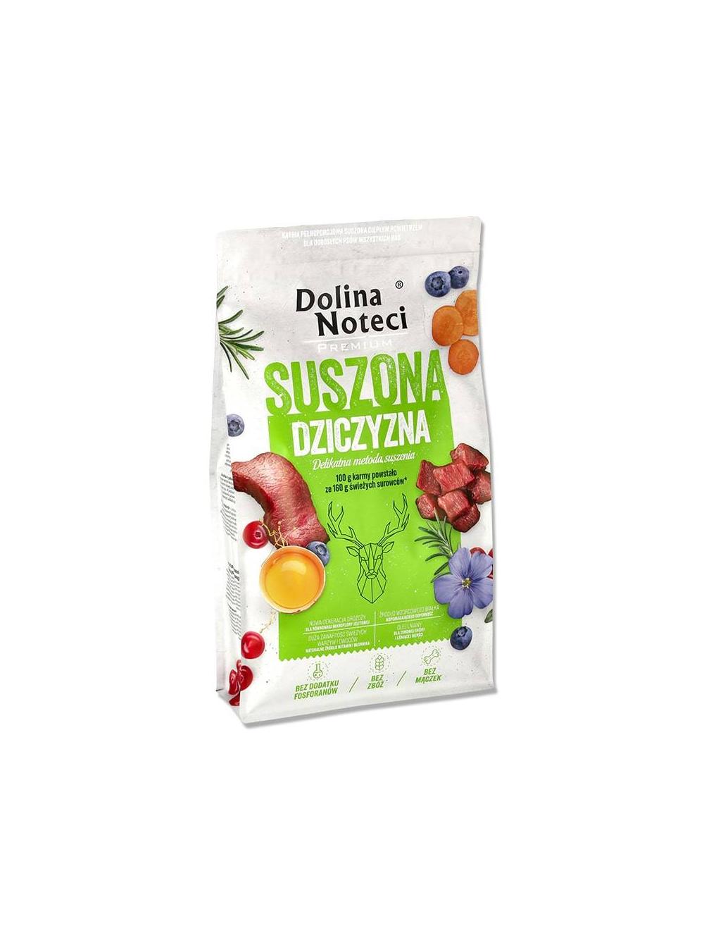 DOLINA NOTECI Premium Dziczyzna- karma suszona dla psa 9kg + niespodzianka dla psa GRATIS!
