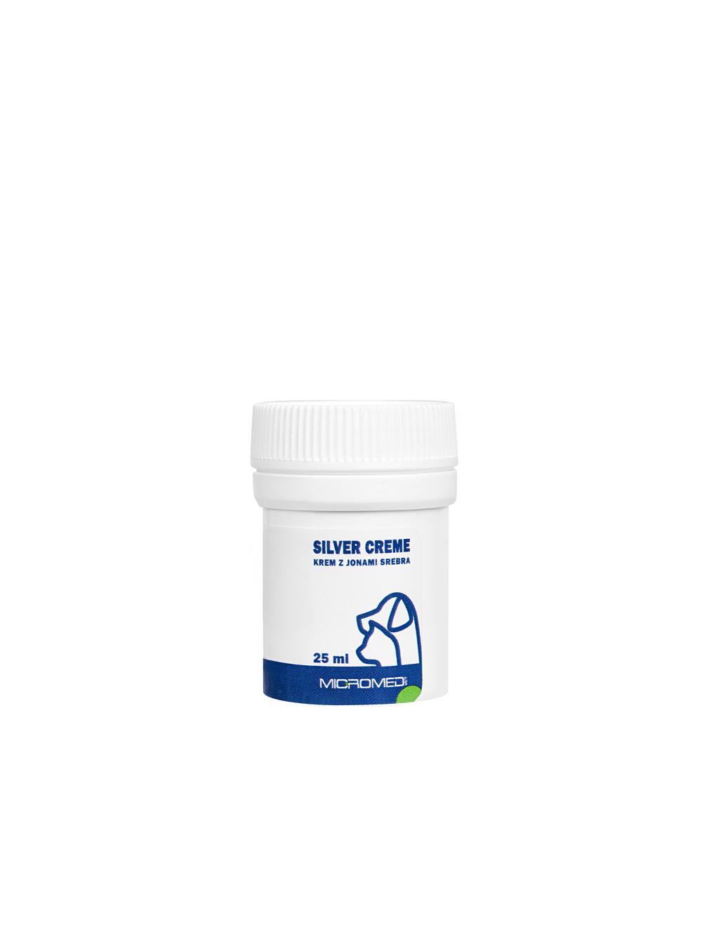 MICROMED Vet Silver Creme, Krem z jonami srebra 25 ml