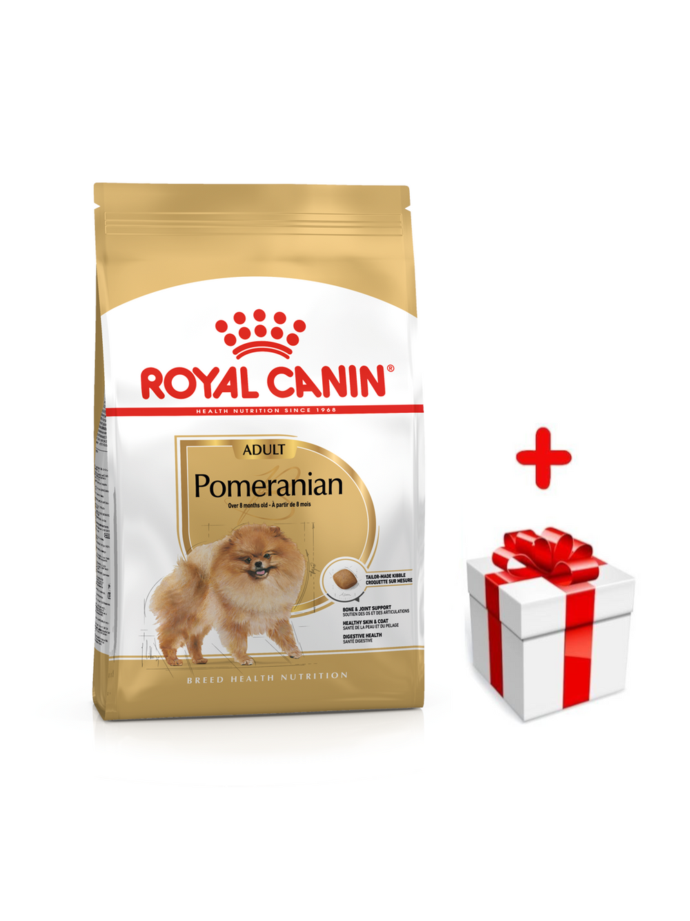 ROYAL CANIN Pomeranian Adult 500g karma sucha dla psów dorosłych rasy Pomeranian + niespodzianka dla psa GRATIS