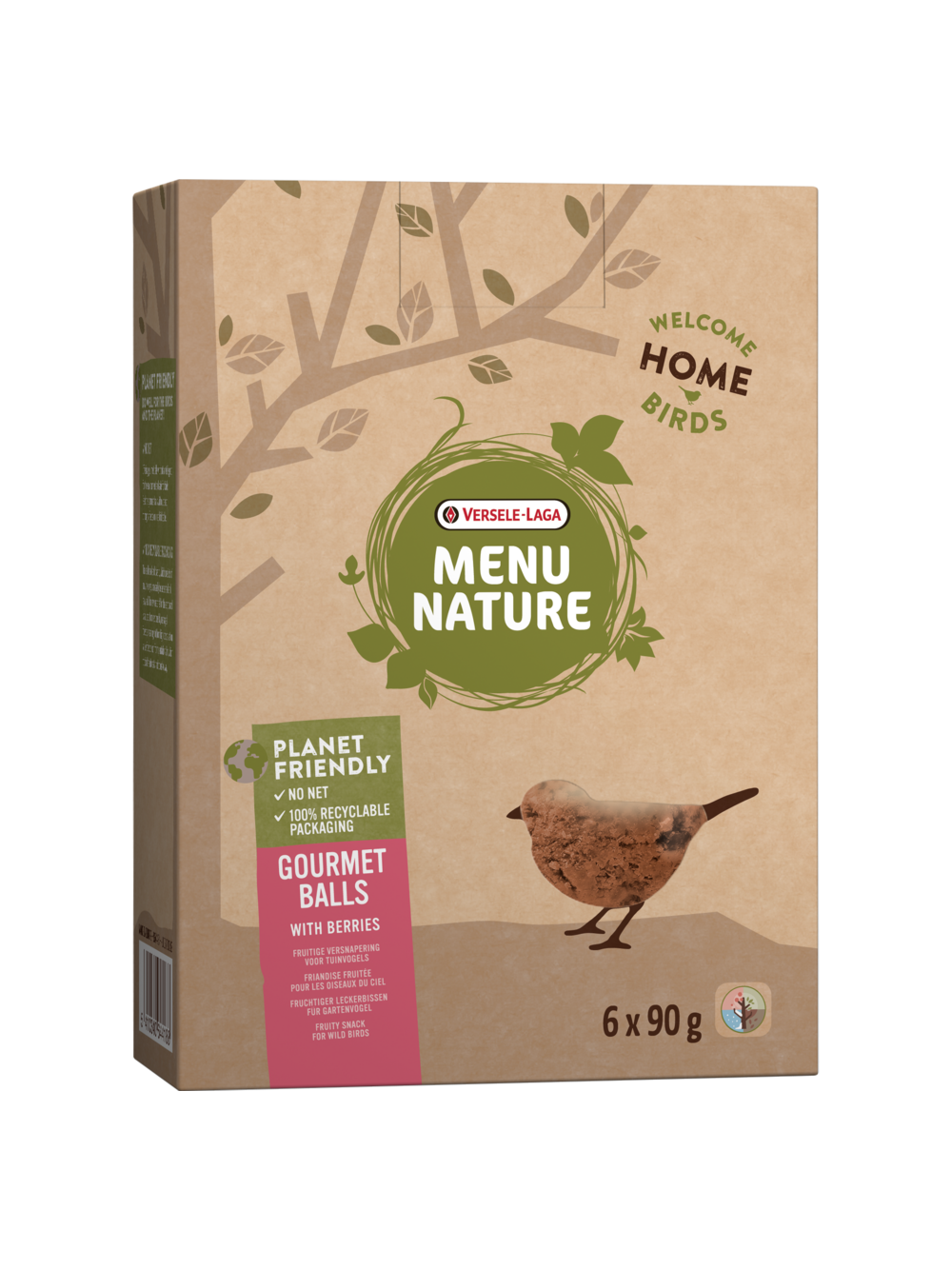 VERSELE-LAGA Menu Nature Gourmet Balls with Berries 6x90g