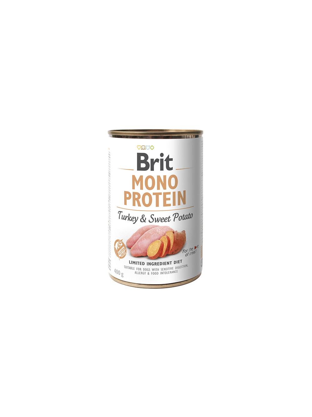 BRIT MONO PROTEIN TURKEY & SWEET POTATO 400g
