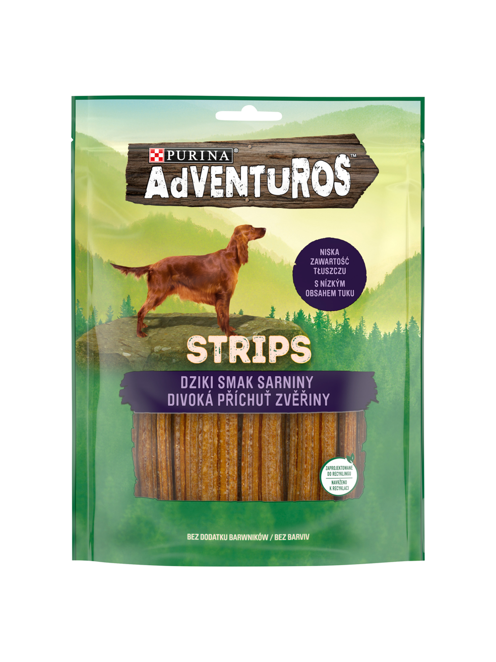 ADVENTUROS Strips o smaku sarniny 90g
