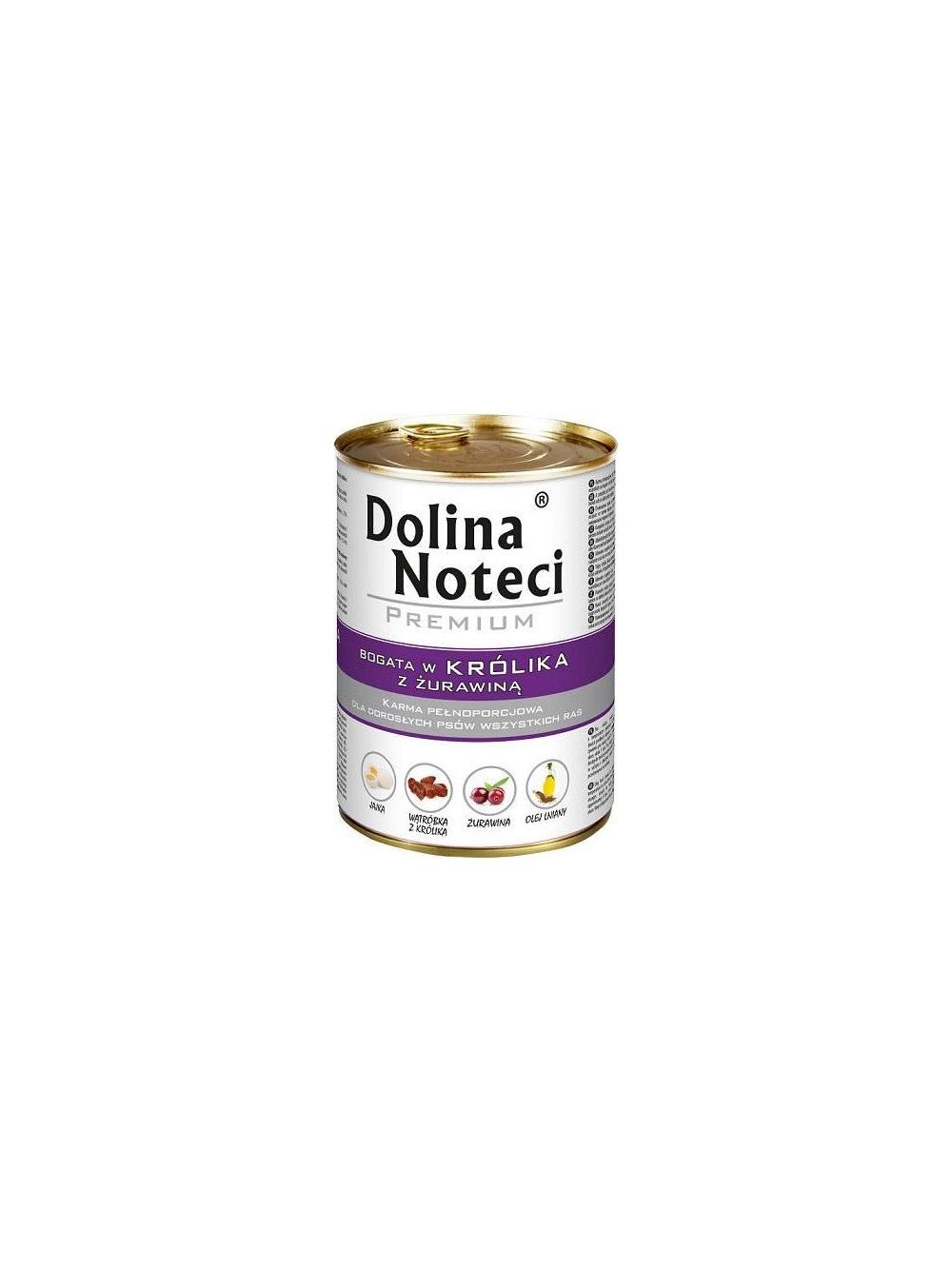 Dolina Noteci Premium Królik z żurawiną 24x400g